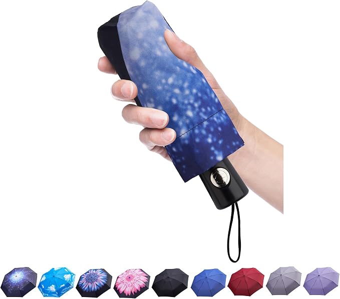 Goothdurs Automatic Mini Travel Windproof Umbrella Compact Auto Open/Close by Goothdurs