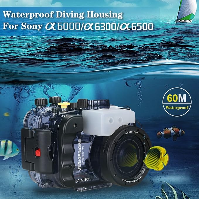 Seafrogs 40m/130ft Waterproof Underwater Camera Housing Waterproof Case - Image 9