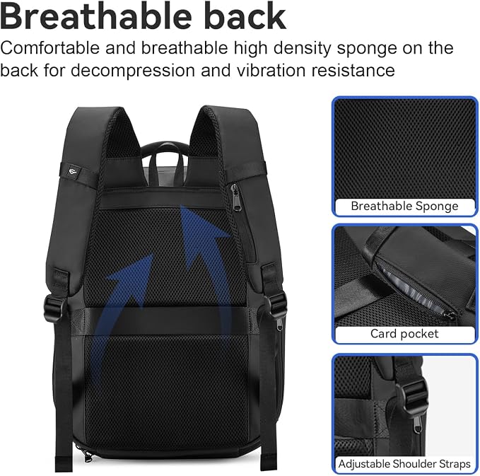 SOKOK Carry On Travel Backpack Waterproof Business Backpack - Image 5