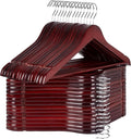 StorageWorks Wooden Hangers 30 Pack, Wood Coat Hanger by StorageWorks