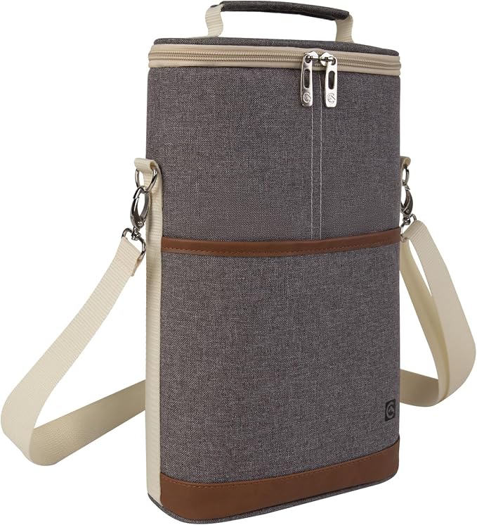 ALLCAMP OUTDOOR GEAR 2 Bottle Wine Tote Carrier - Image 5