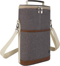 ALLCAMP OUTDOOR GEAR 2 Bottle Wine Tote Carrier by ALLCAMPOUTDOORGEAR