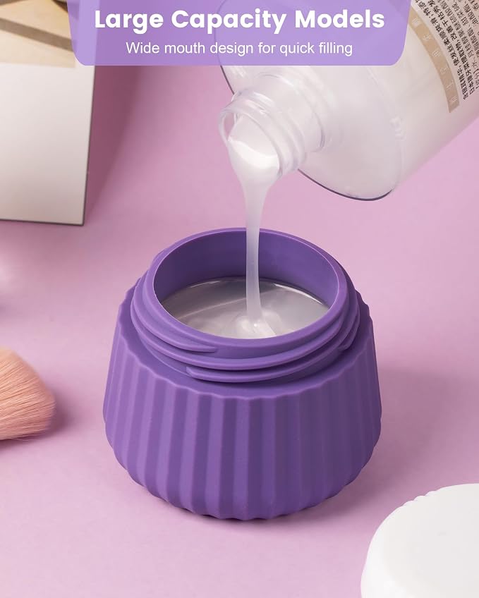 Travel Containers for Toiletries 4 Pack, TSA Approved Travel Size Toiletries - Image 3