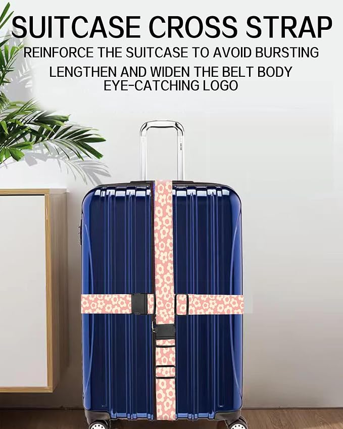 Luggage Straps for Suitcases, Adjustable Travel Belt, Durable Wide Luggage Strap - Image 5
