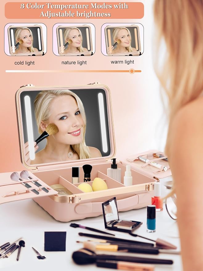 Kalolary Travel Makeup Train Cases - Image 2