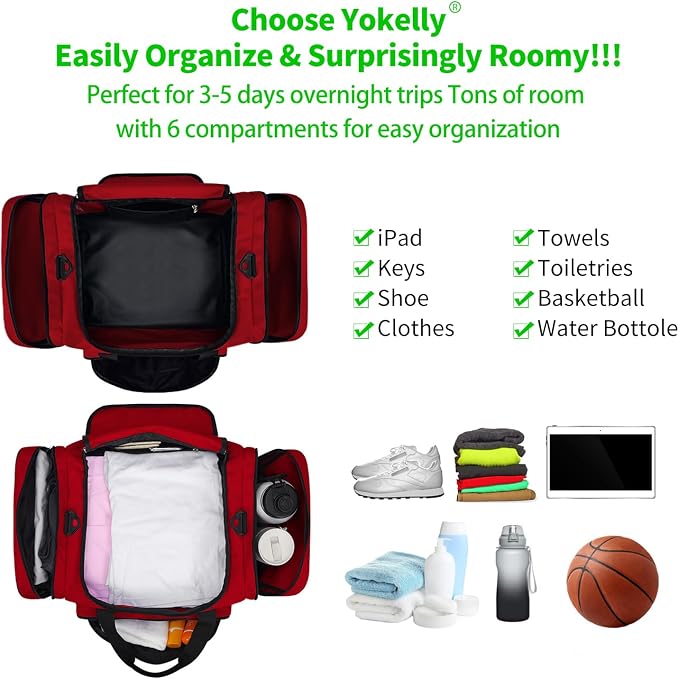 Sports Duffel Bag 20 inch for Travel Gym - Image 3