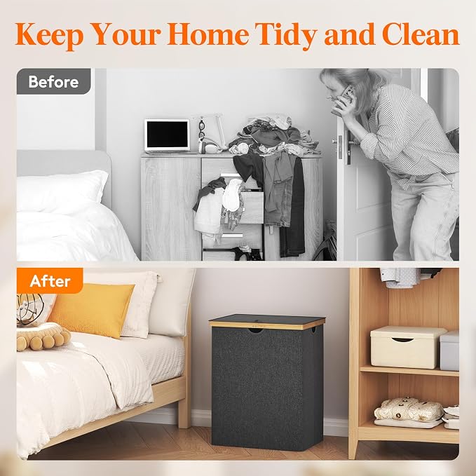 Lifewit 120L Double Laundry Hamper - Image 9