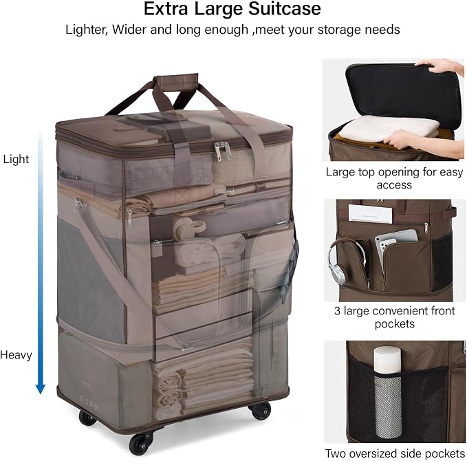 Hanke Expandable Collapsible Luggage - Image 5