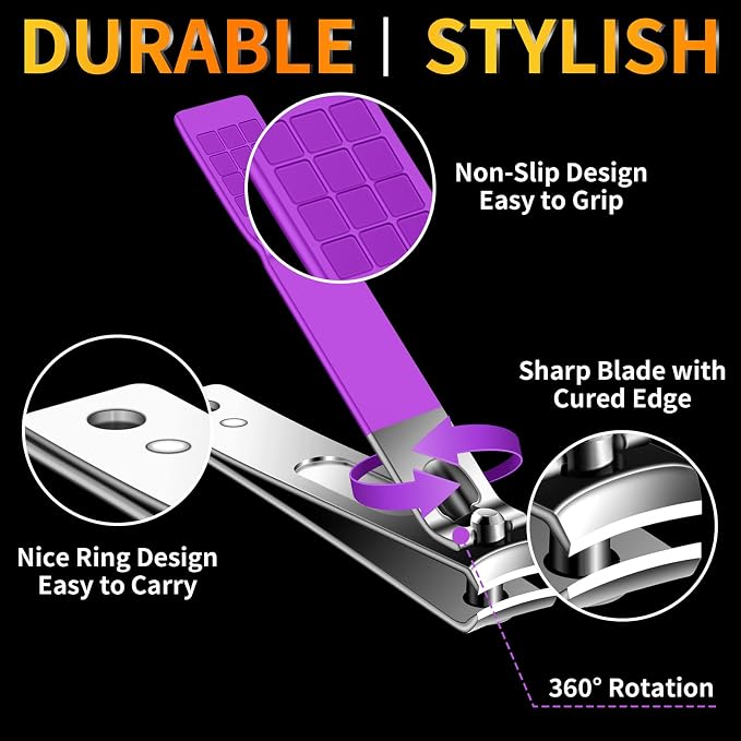 Manicure Set 16Pcs Professional Stainless Steel Pedicure Kit Mens Grooming Kit - Image 4