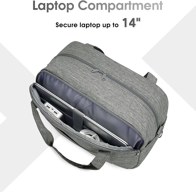Narwey 18" Carry on Bag with Laptop Compartment 14 Inch Travel Duffel Bag - Image 5