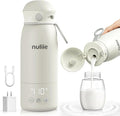 Nuliie Portable Milk Warmer for Travel, Double Leak‑Proof, Heating Milk & Water by nuliie