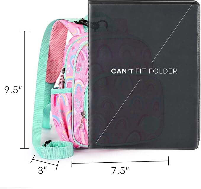 mibasies Backpack Leash for Toddlers 1-3: Baby Backpack for Girls - Image 3