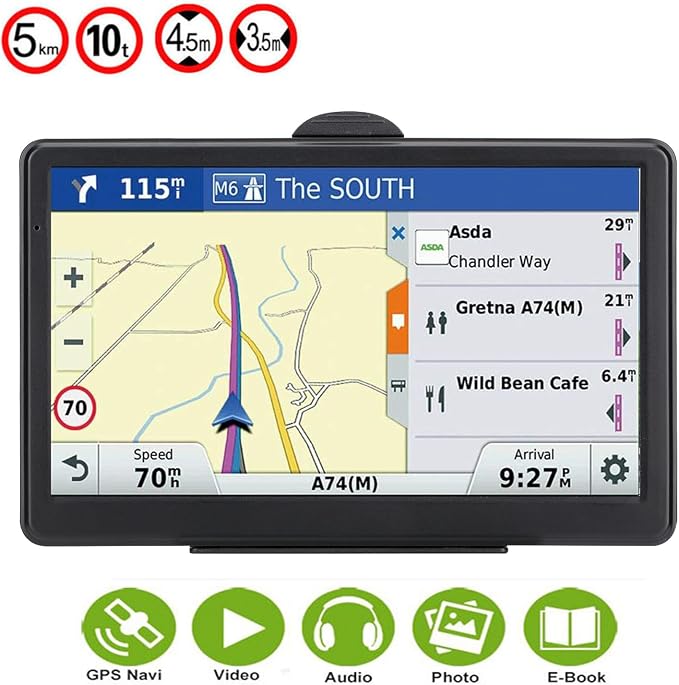 GPS Navigator for Car Truck RV, 7 Inch Touch Screen, Latest 2025 Maps for Car - Image 5