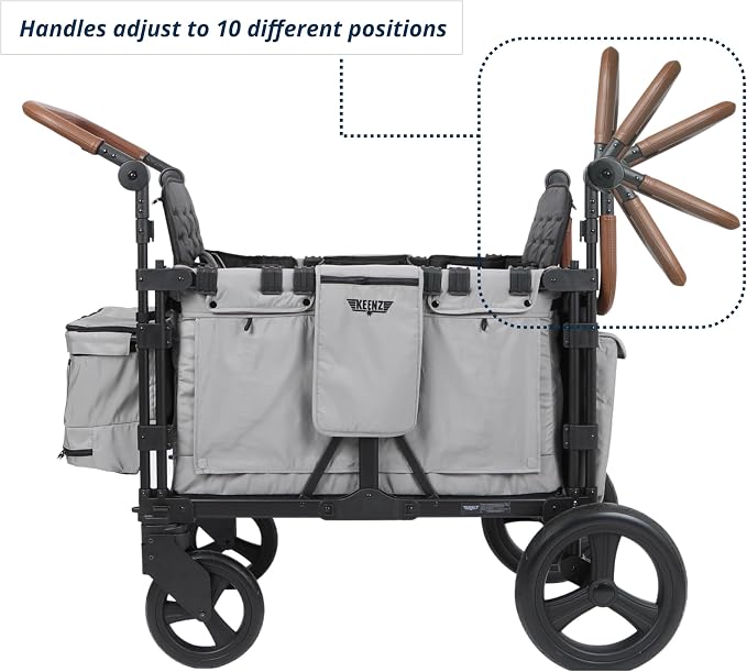 Keenz VYOO Stroller Wagon with Canopy - Image 4
