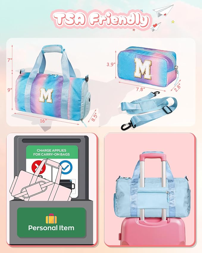 Kindergarten Gift Ideas-Girl Gym Bag - Image 3