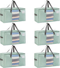 VENO 6 Pack Moving Bags, Comforter and Blanket Storage Bags by Veno