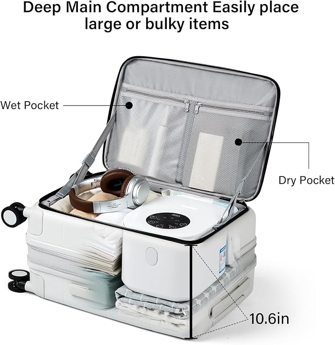 Hanke Hardside Expandable Carry On Luggage, 20 Inch Top Opening Trunk Luggages - Image 5