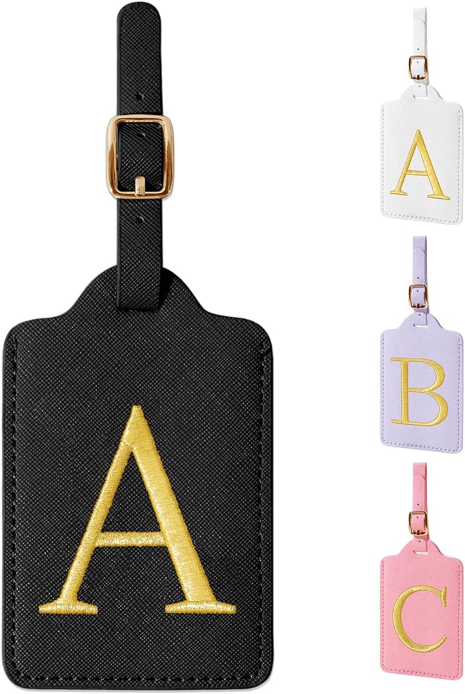 Personalized Initial Luggage Tags by izuzta