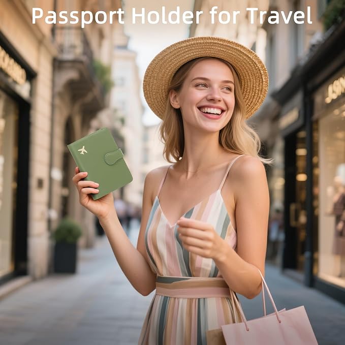 ZOPPEN Passport Holder for Travel, Passport Wallet Case, Rfid Travel Wallet - Image 5