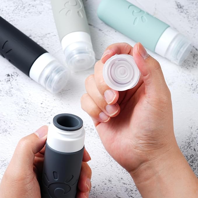 Travel Bottles for Toiletries, TSA Approved Travel Containers 3oz Leak Proof - Image 5