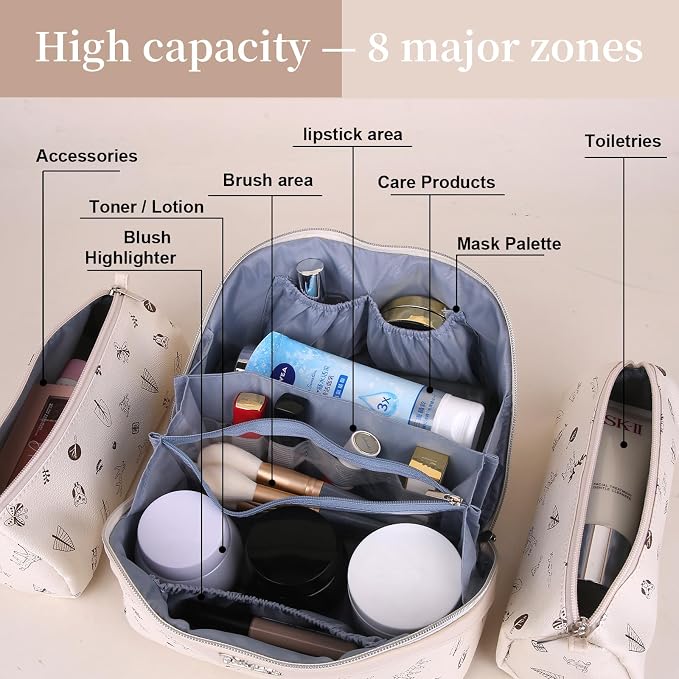 BOYATU Travel Makeup Bag Cosmetic Bags - Image 3
