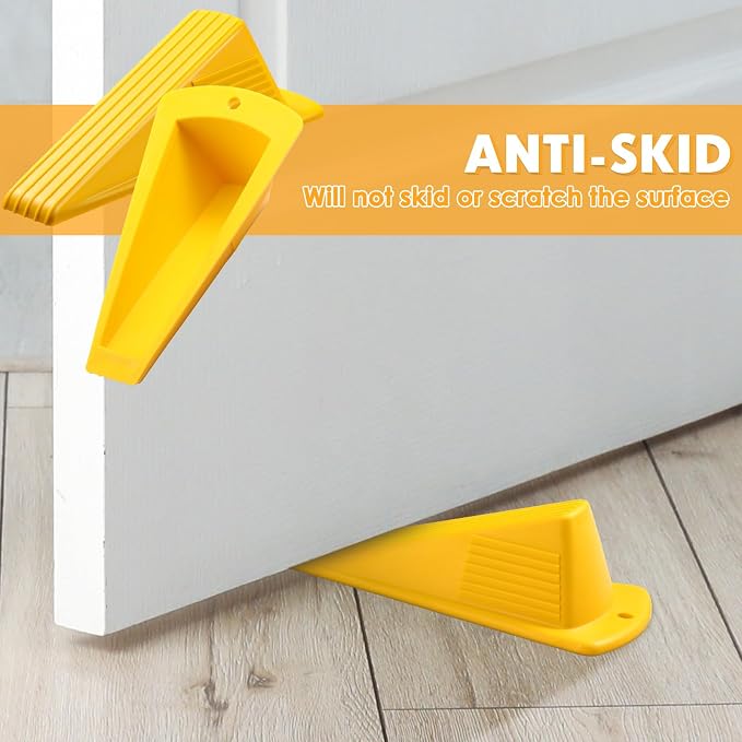 Frienda 12 Pcs Jumbo Door Stoppers Heavy Duty Door Stopper Tall up to 2inch - Image 4