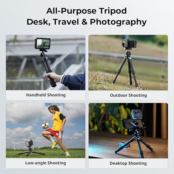 SmallRig Carbon Fiber Mini Desktop Tripod, 15.5'' / 39.5cm Compact Pocket - Image 6