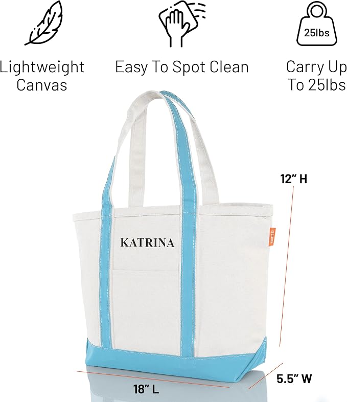 CB STATION Medium Classic Canvas Tote Bag - Image 4