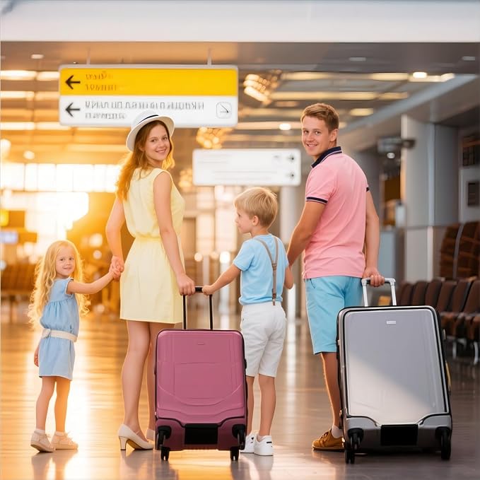 3 PCS Luggage Covers for Suitcase TSA Approved, 20/24/28 Inch Transparent - Image 6