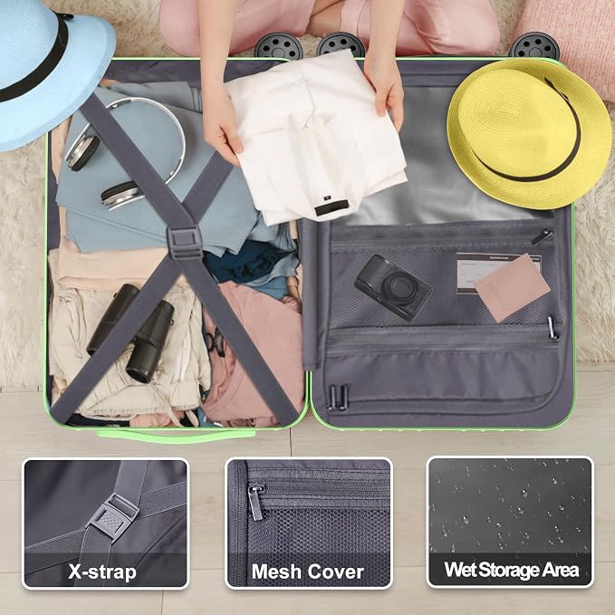 Krute Luggage Sets 2 Piece Suitcase - Image 5