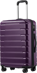 Coolife Luggage Suitcase Carry-on Spinner TSA Lock USB Port Expandable by COOLIFE