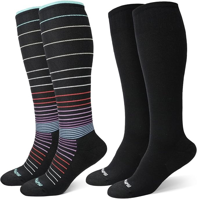 HAPIU Merino Wool Soft Compression Socks by HAPIU