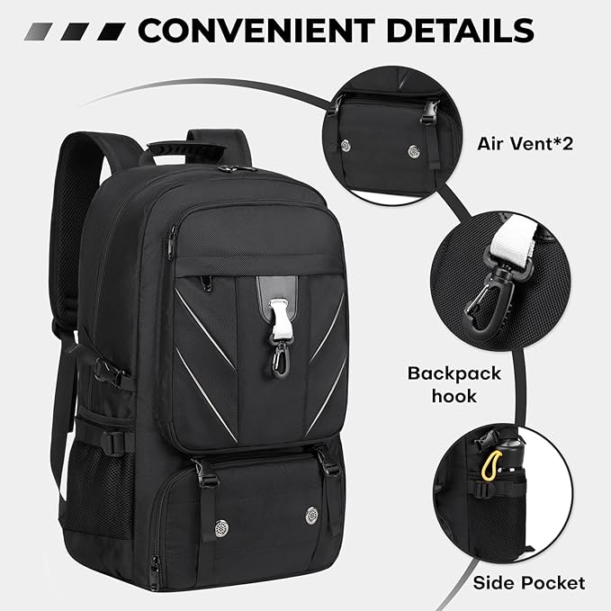 18.4 Inch Large Travel Backpack - Image 4