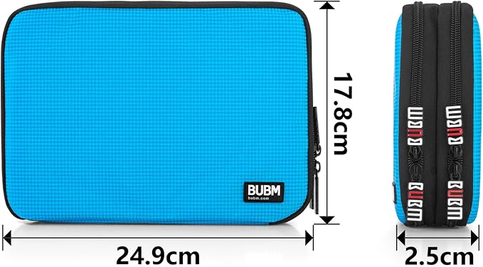 BUBM Double Layer Electronic Accessories Organizer, Travel Gadget Bag - Image 6