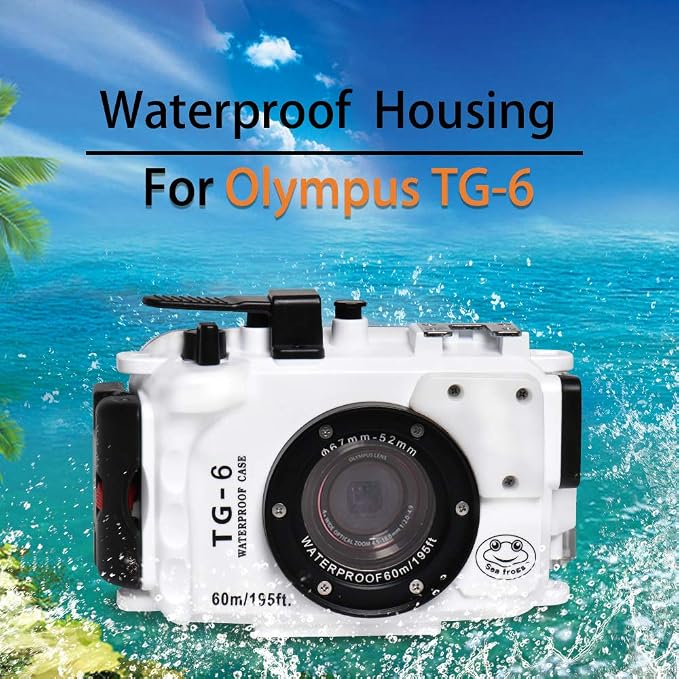 Seafrog WPC-TG6 Waterproof housing case Underwater Diving 195FT/60M Works - Image 2