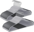 SONGMICS Clothes Hangers, Space-Saving, Light Gray and Dark Gray UCRP30G by SONGMICSbySONGMICSHOME