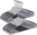 SONGMICS Clothes Hangers, Space-Saving, Light Gray and Dark Gray UCRF50G by SONGMICSbySONGMICSHOME