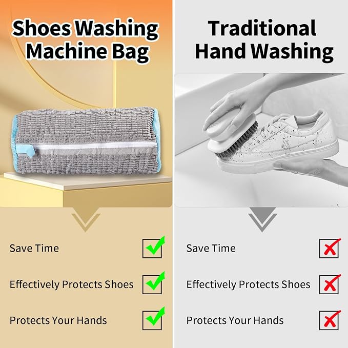 Shoe Washing Machine Bag, Shoe Laundry Bag - Image 6