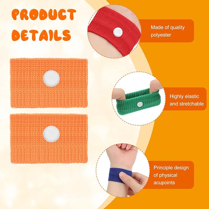 Cindeer 40 Pieces Motion Sickness Bands - Image 3