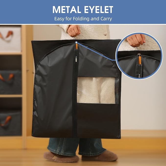 Garment Bags for Hanging Clothes, Jackets（5 Packs） - Image 3