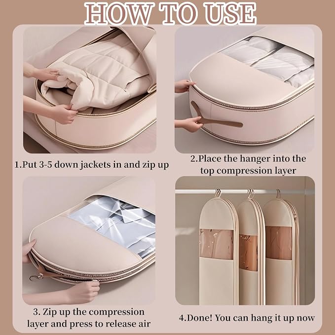 Space Saving Hanging Garment Bag - Image 4