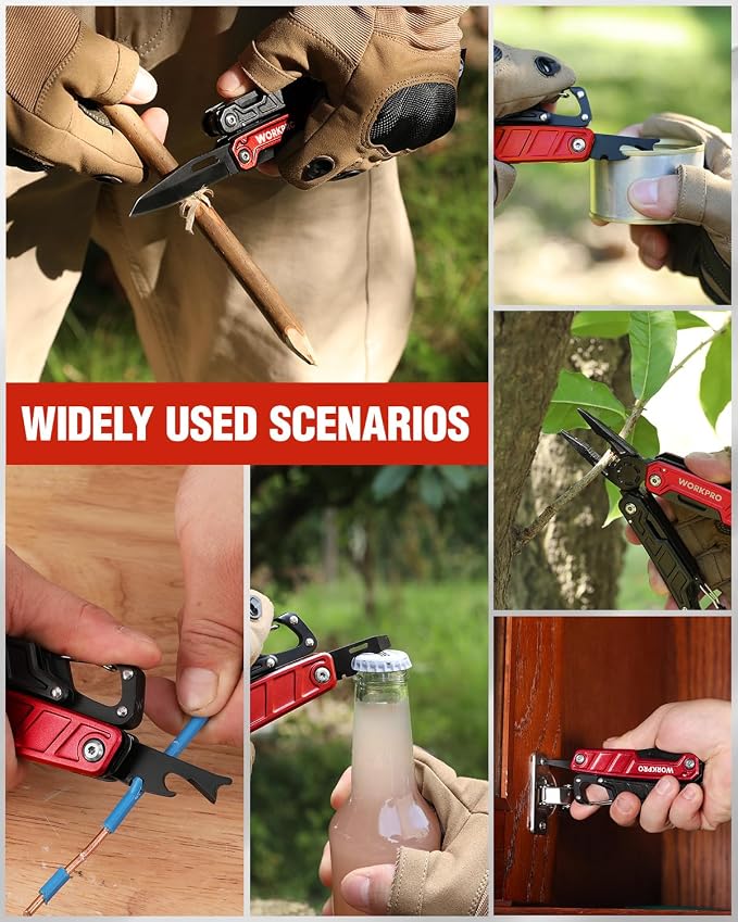 WORKPRO Multitool-11 in 1 Multitool Pliers - Image 7