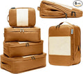 6-Pack Compression Packing Cubes Travel Essentials by NookTheory