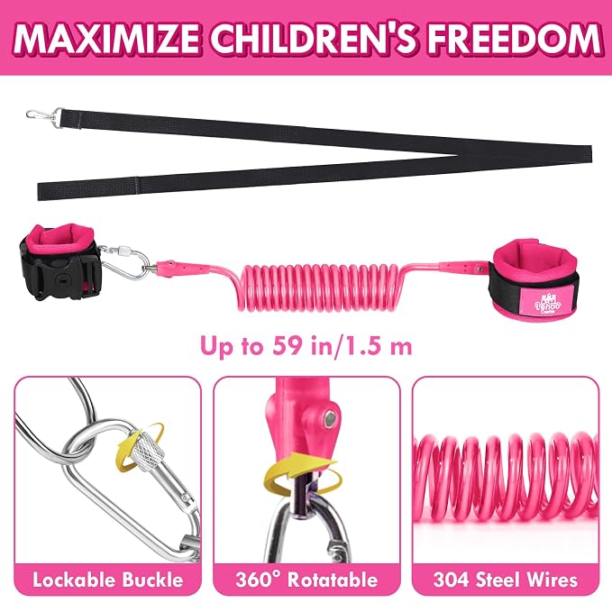 Lehoo Castle Toddler Leash for 1-5 Years, Baby Safety Harness for Girls - Image 3
