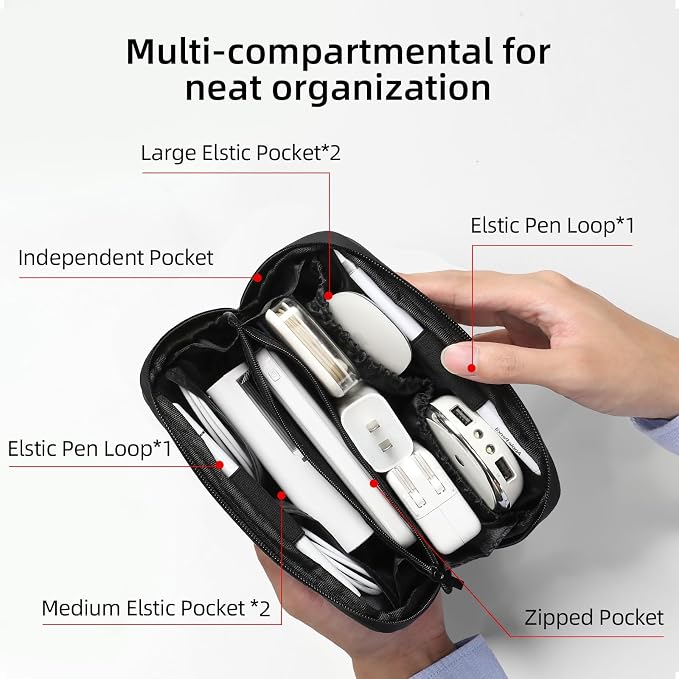 RIGHT AWAY Electronic Organizer, Waterproof Travel Accessories Storage - Image 2