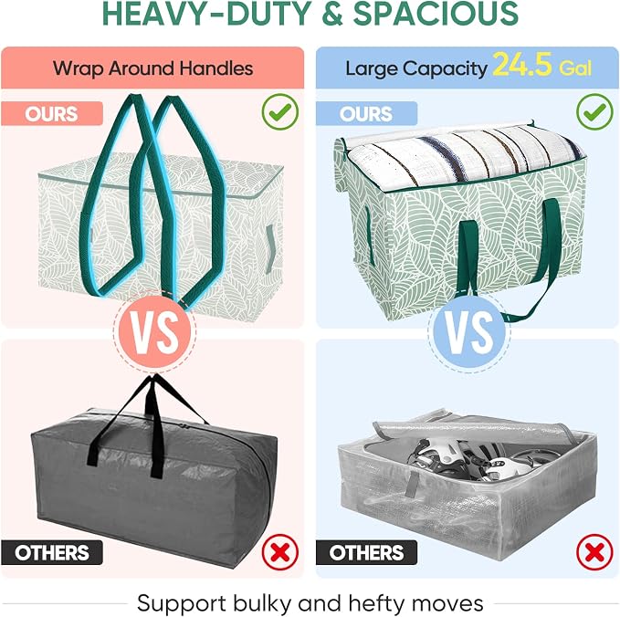 BALEINE 2-Pack Oversized Moving Bags - Image 4