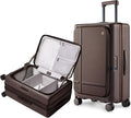 NINETYGO Medium Checked Luggage 25 Inch, Flat Top Opening Checking In Luggage by NINETYGO