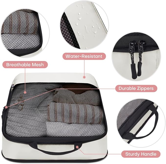 4 PCS Set Compression Packing Cubes - Image 5