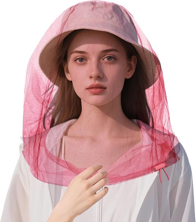 Oversized Mosquito Net 42 x 25 Inches Ultra Large Mosquito Head Net Face Neck by Unknown