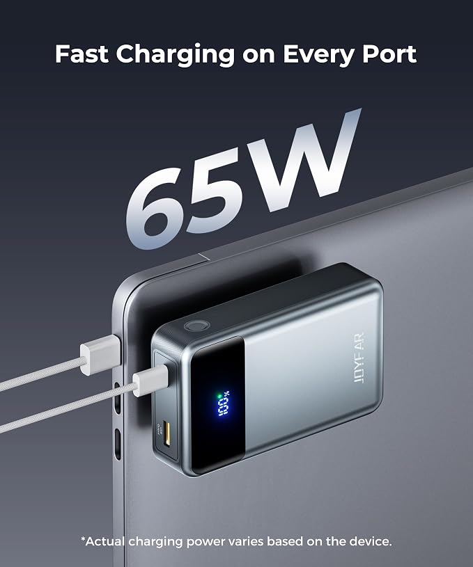 Portable Charger Power Bank - 30000mAh 65W Laptop Travel Essentials Battery - Image 2